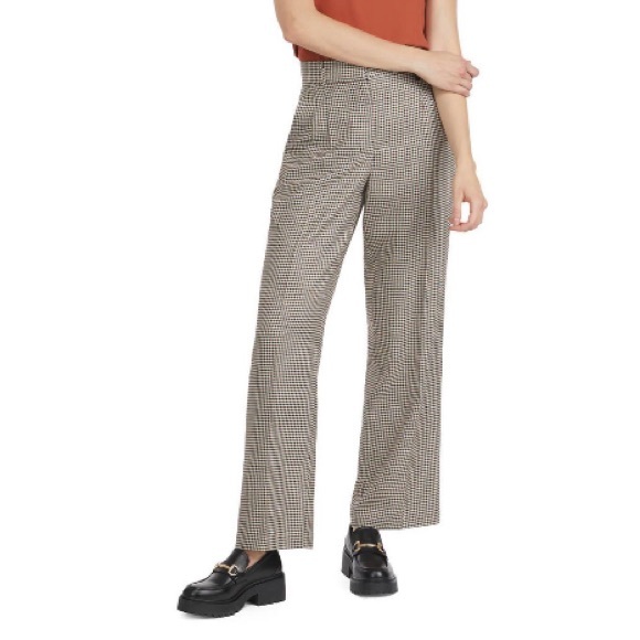 Mexx houndstooth wide leg trouser pants high rise - Picture 3 of 11